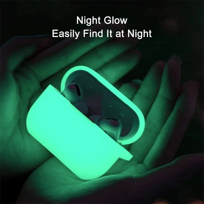 Night Luminous Silicone Soft Earphone Case