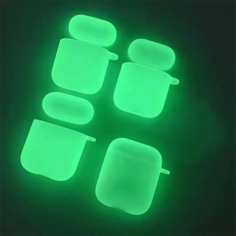 Night Luminous Silicone Soft Earphone Case